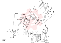 Hose assembly VOE 11173829
