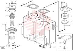 Hydraulic fluid tank VOE 11411910 (1)