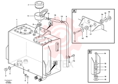 Hydraulic fluid tank VOE 11411910 (2)
