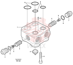 Valve body VOE 11701278 (1)