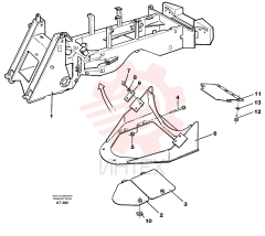Attaching plate