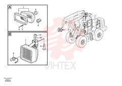Headlamp VOE 11039188