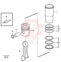 Compression ring VOE 20411224