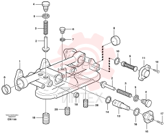 Oil filter housing VOE 3184873