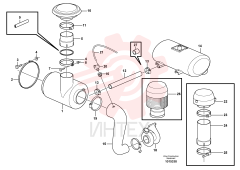 Hose clamp VOE 1544736 (1)