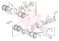Planetary Axle VOE 23895 (2)