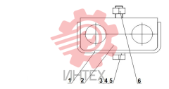 Зажим для трубы 09C0956 000