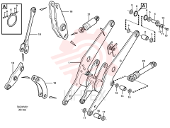 Lifting frame work