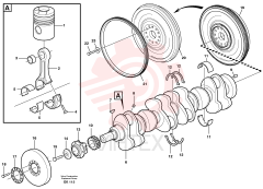 Connecting rod VOE 20412200 (4)