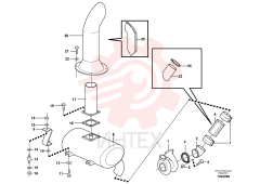 Exhaust pipe VOE 11110454 (2)