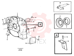 Flange screw VOE 13966363