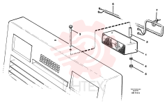 Reversing warning unit VOE 11039563