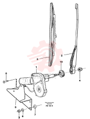 Wiper motor VOE 11039288