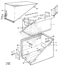 Battery shelf