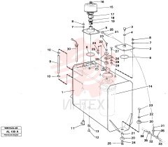 Hydraulic fluid tank VOE 11091735