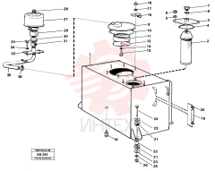 Hydr fluid tank
