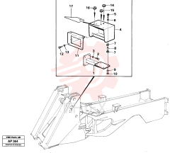 Lamp plate VOE 11024885
