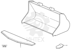 Нож ковша VOE 11082841