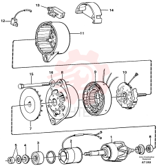 Alternator VOE 11039152 (2)