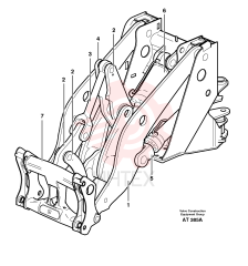 Lifting frame work VOE 11016083 (1)