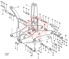 Lifting frame work VOE 11015950