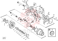 Planet shaft VOE 23891