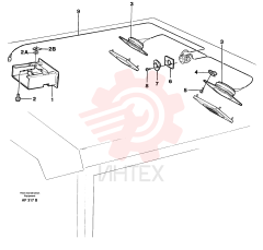 Radio bracket VOE 11006914