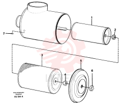 Air Cleaner VOE 11033784
