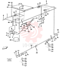 Lock shaft VOE 11027028