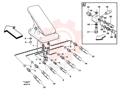 Footbrake valve