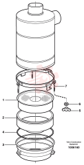 Oil bath air cleaner