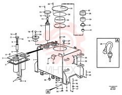 Hydraulic fluid tank
