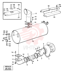 Flange nut VOE 13971098 (1)
