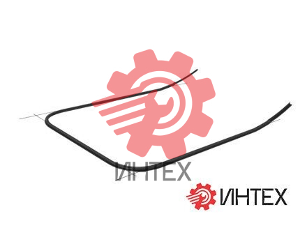 Резиновое уплотнение стекла EPDM длиной 1457,9 мм 156-6601 / 1566601