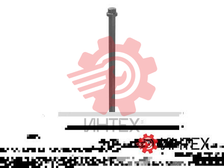 3/8''-16 x 9 1/2'' 12-Point Head Bolt 161-7622 / 1617622