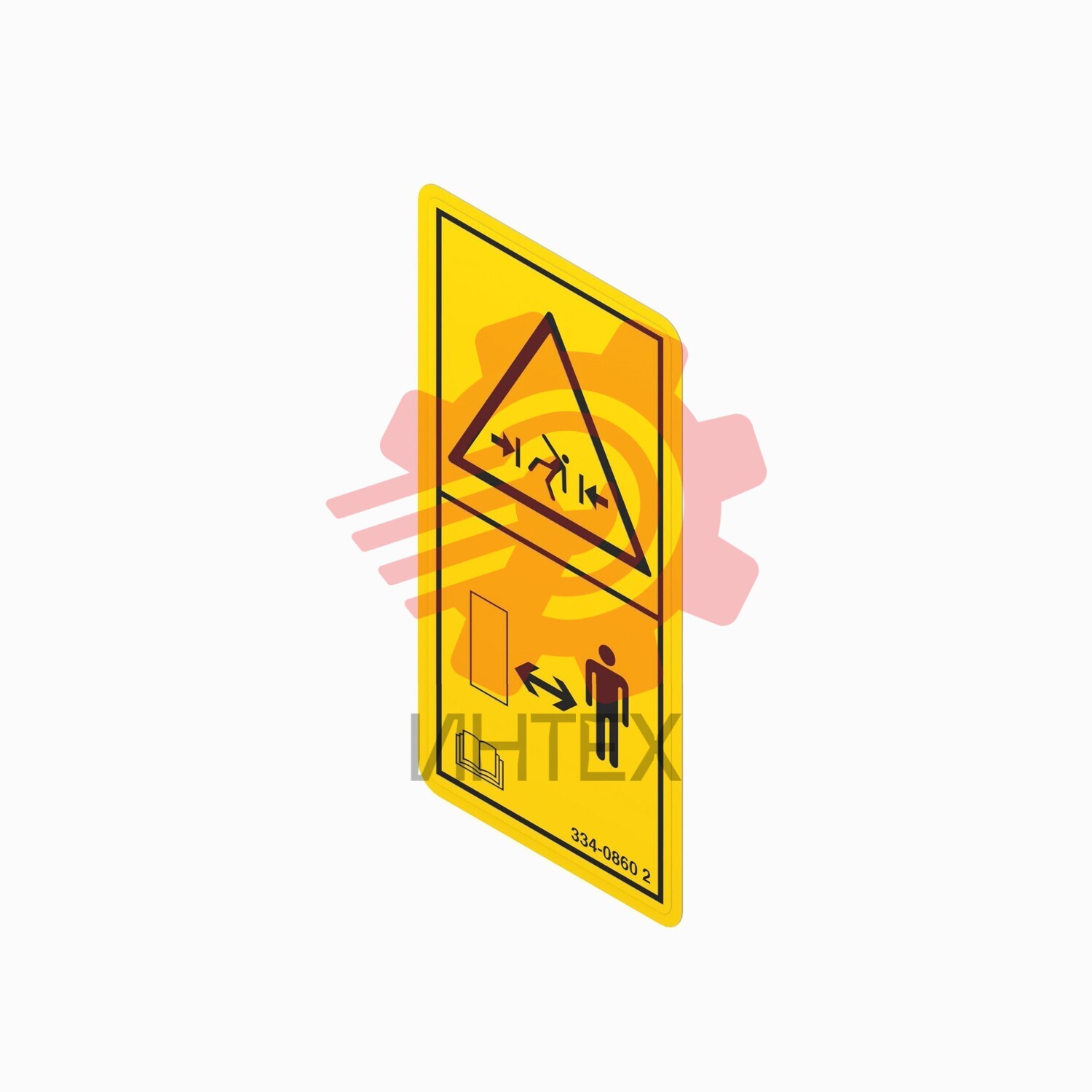 Crush Hazard Warning Film 334-0860 / 3340860