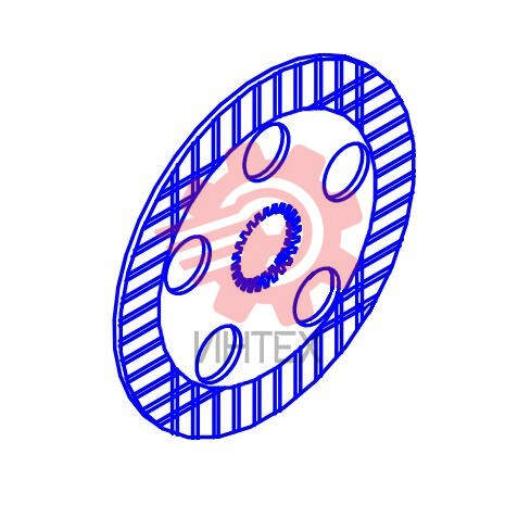 Фрикционный диск осевого тормоза 385-3637