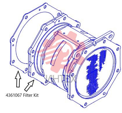 Комплект фильтра DPF 436-1067