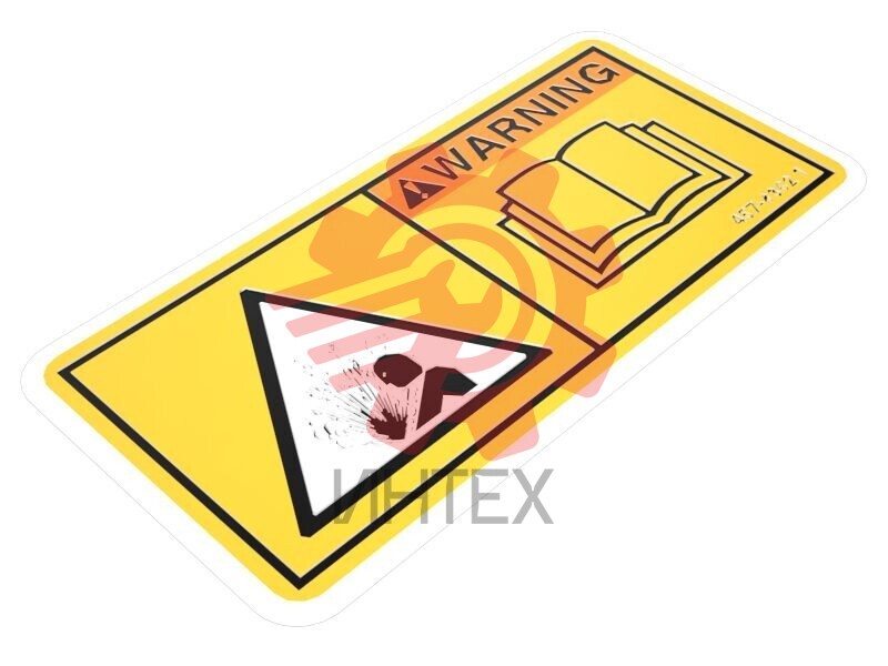 Vapor Explosion Warning Film 457-8362 / 4578362