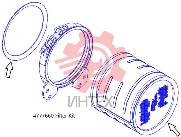 Комплект фильтра DPF 477-7660