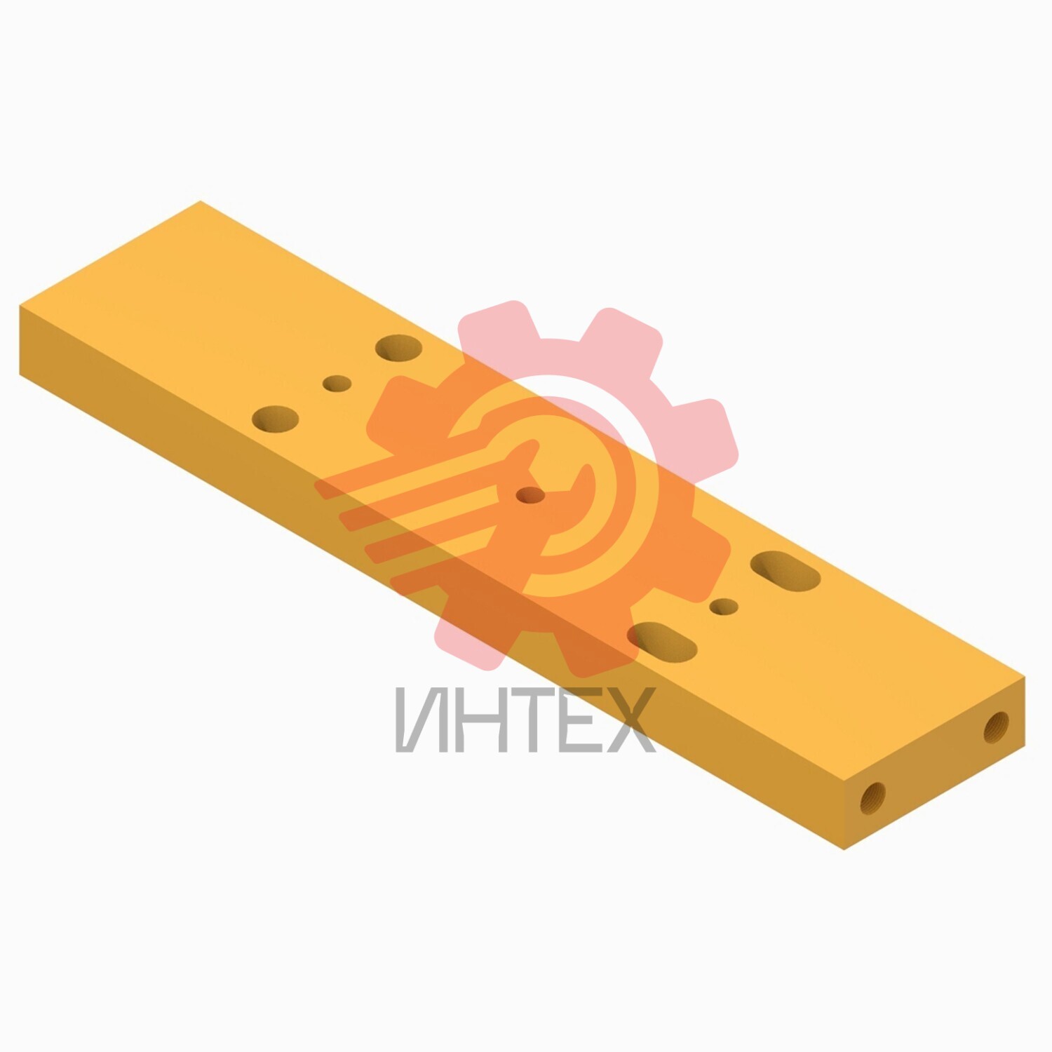 25mm Thick Hydraulic Line Support Plate 564-2829 / 5642829