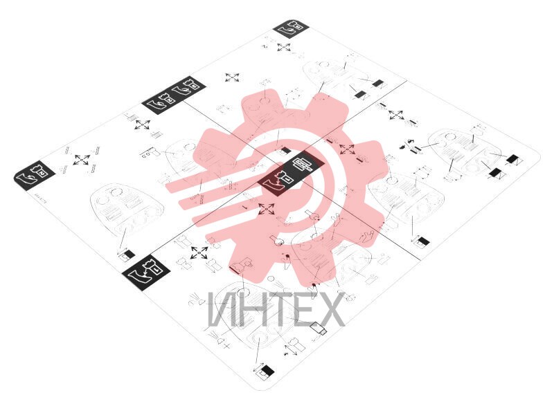 Joystick Controls Identification Film 584-3779 / 5843779