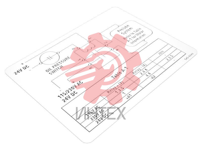 Pre-Lubrication Identification Film 585-6690 / 5856690