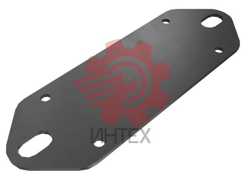 Exhaust Pipe Warning Plate Mounting Plate 585-9187