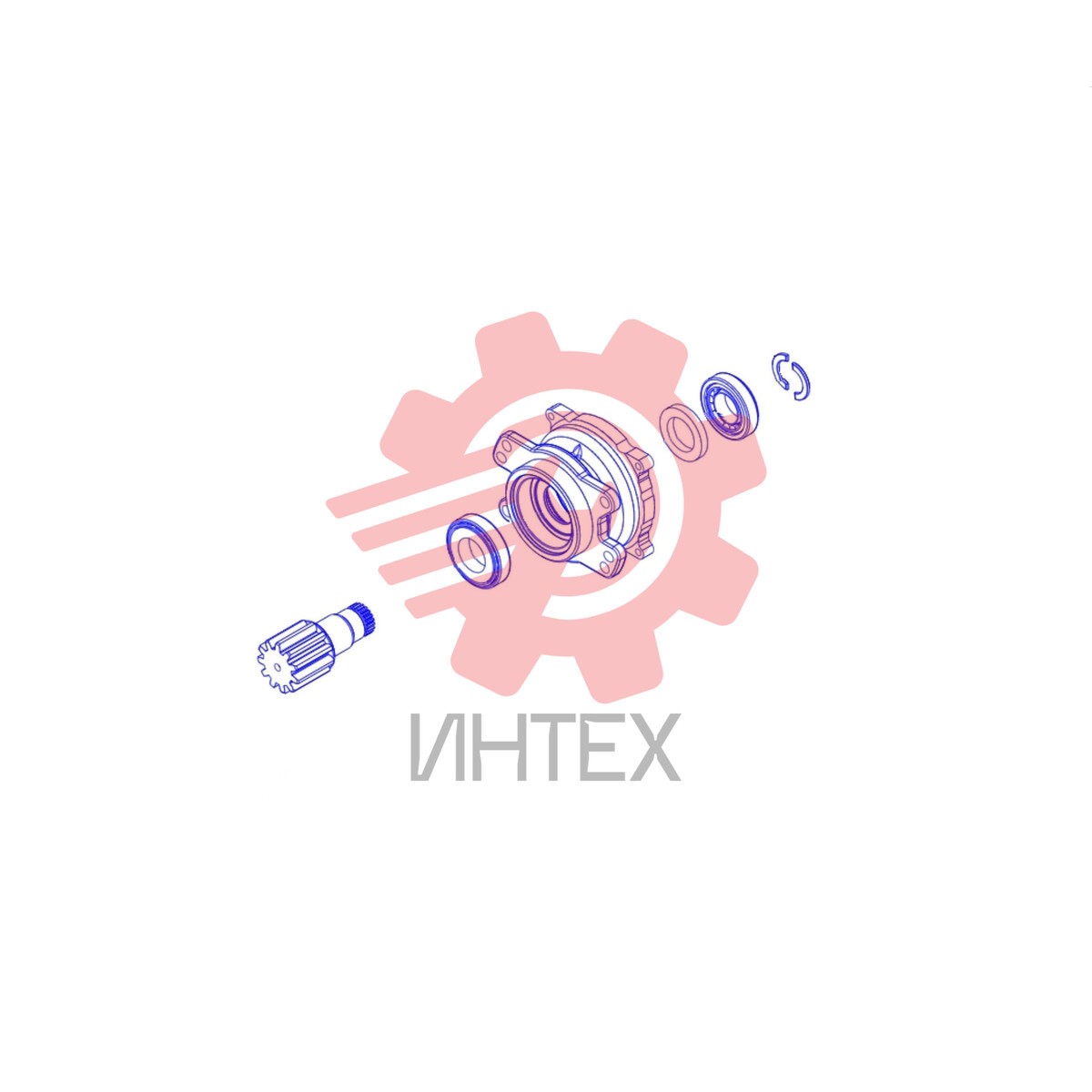 Swing Drive Pinion 587-4096
