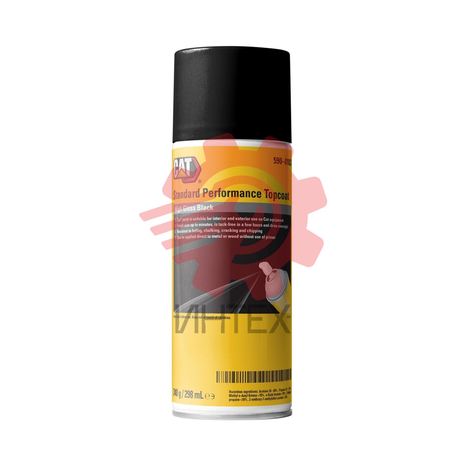 355 Milliliters of Black Paint 590-0183
