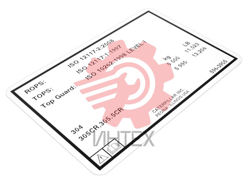 Rollover Protective Structure Information Film 596-3905 / 5963905