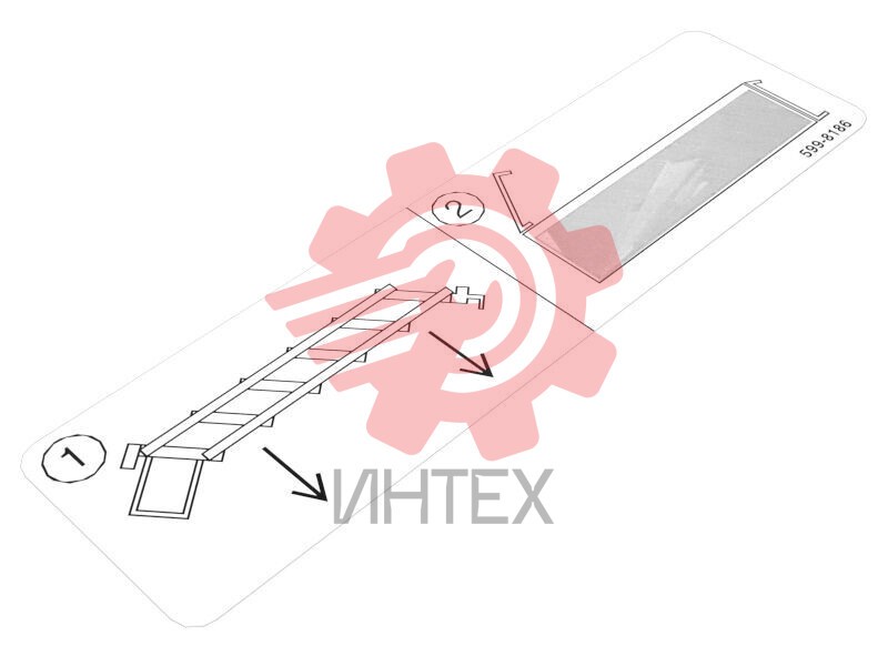 Ladder Positioning Identification Film 599-8186 / 5998186