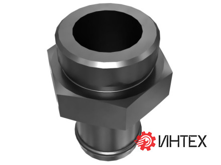 1-5/8"-12 Straight Adapter: 602-4607