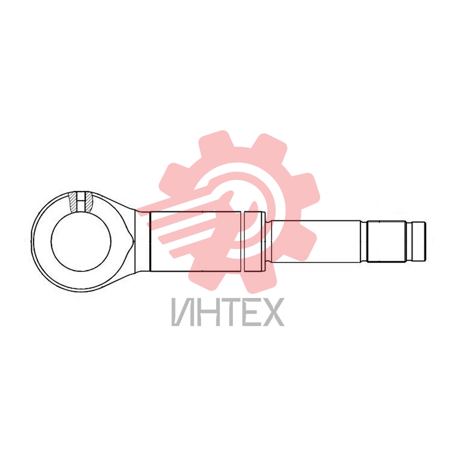 65mm Diameter Boom Cylinder Rod 604-1370
